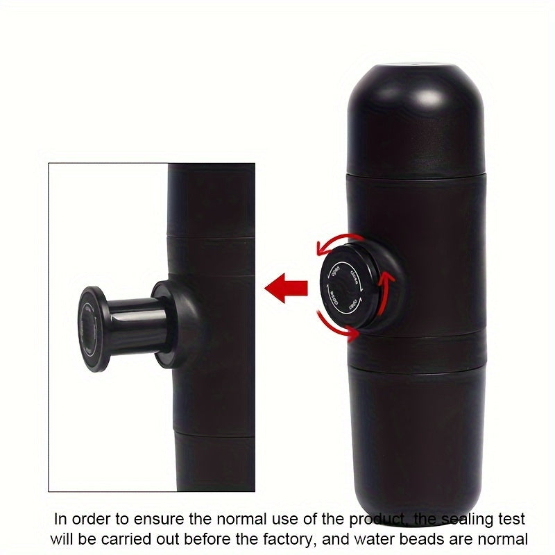 Portable Capsule Espresso Maker Travel Coffee Pot Manual Operation