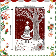 Christmas Kitchen Towels Set 18x66cm Soft Merry Christmas Decor