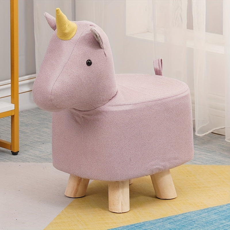 Animal Shaped Elephant Stool, Small Wooden Coffee Table and Shoe Bench