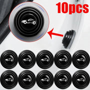 10pcs Car Door Silicone Pads Shock Absorbing Soundproofing Anti-Collision Cushions