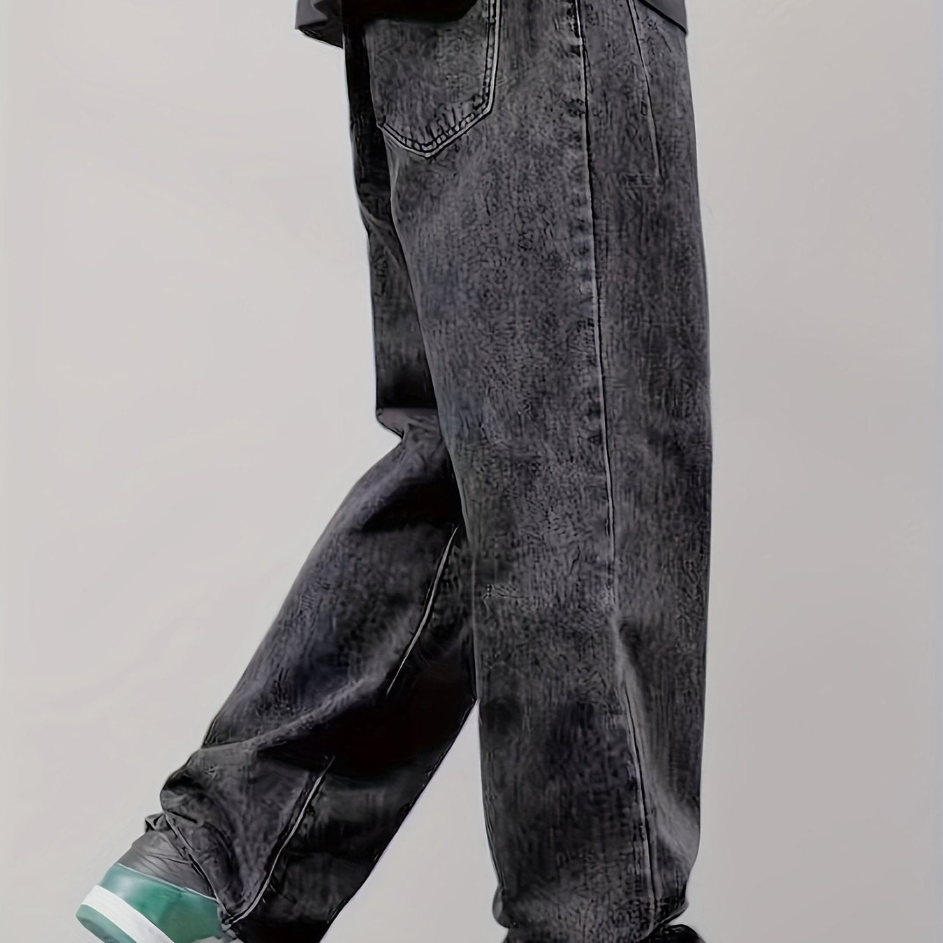 Men's Casual Denim Jeans Regular Fit Straight Leg Non-Stretch Washed All-Season