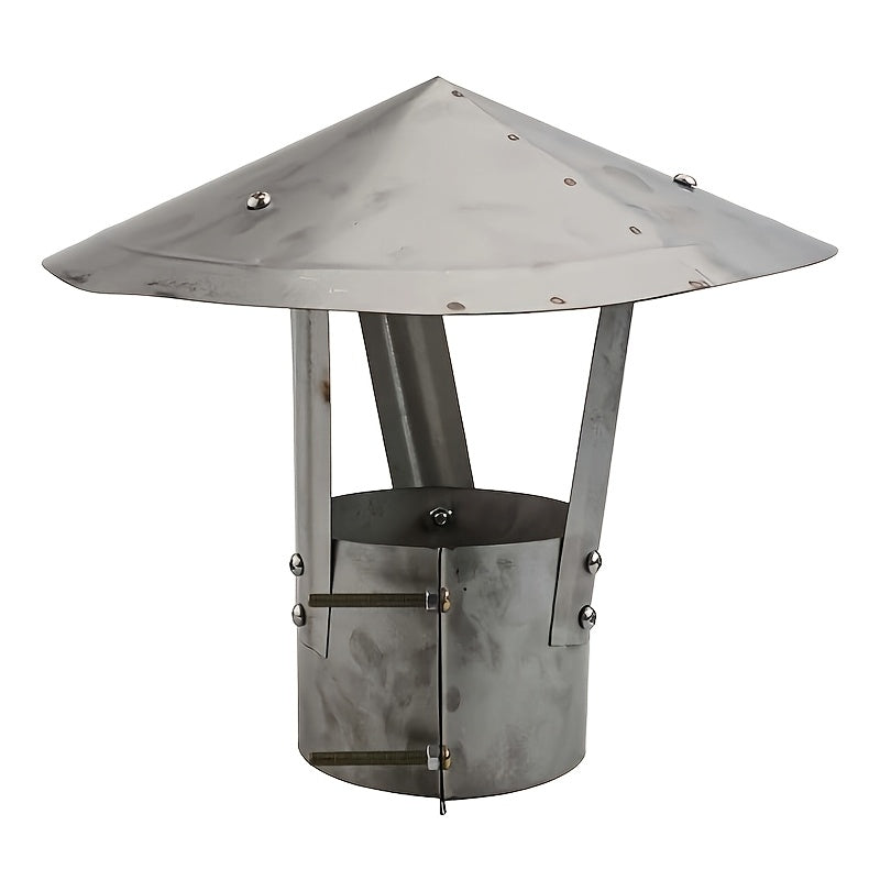 Stainless Steel Mushroom Chimney Cap for Fireplaces Rainproof Stove Pipe Cover