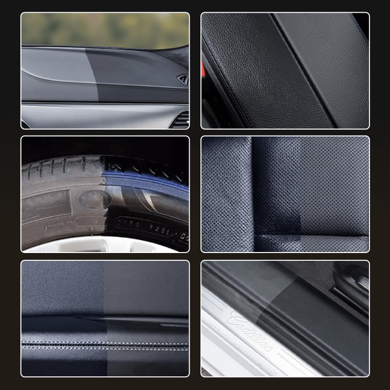 Leather and Plastic Restoring Wax Balm for Car Interior and Tire Shine