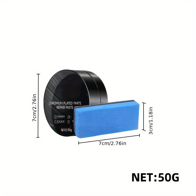 Car Chrome Restoration Paste for Door Handles Windows Badges 50G