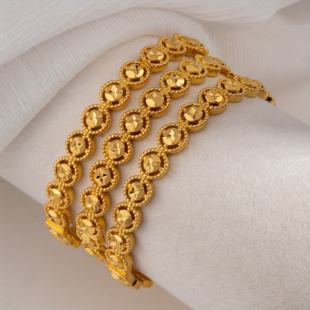 Open Cuff Bracelet for Women Ethnic Style Copper Jewelry for Weddings and Gifting