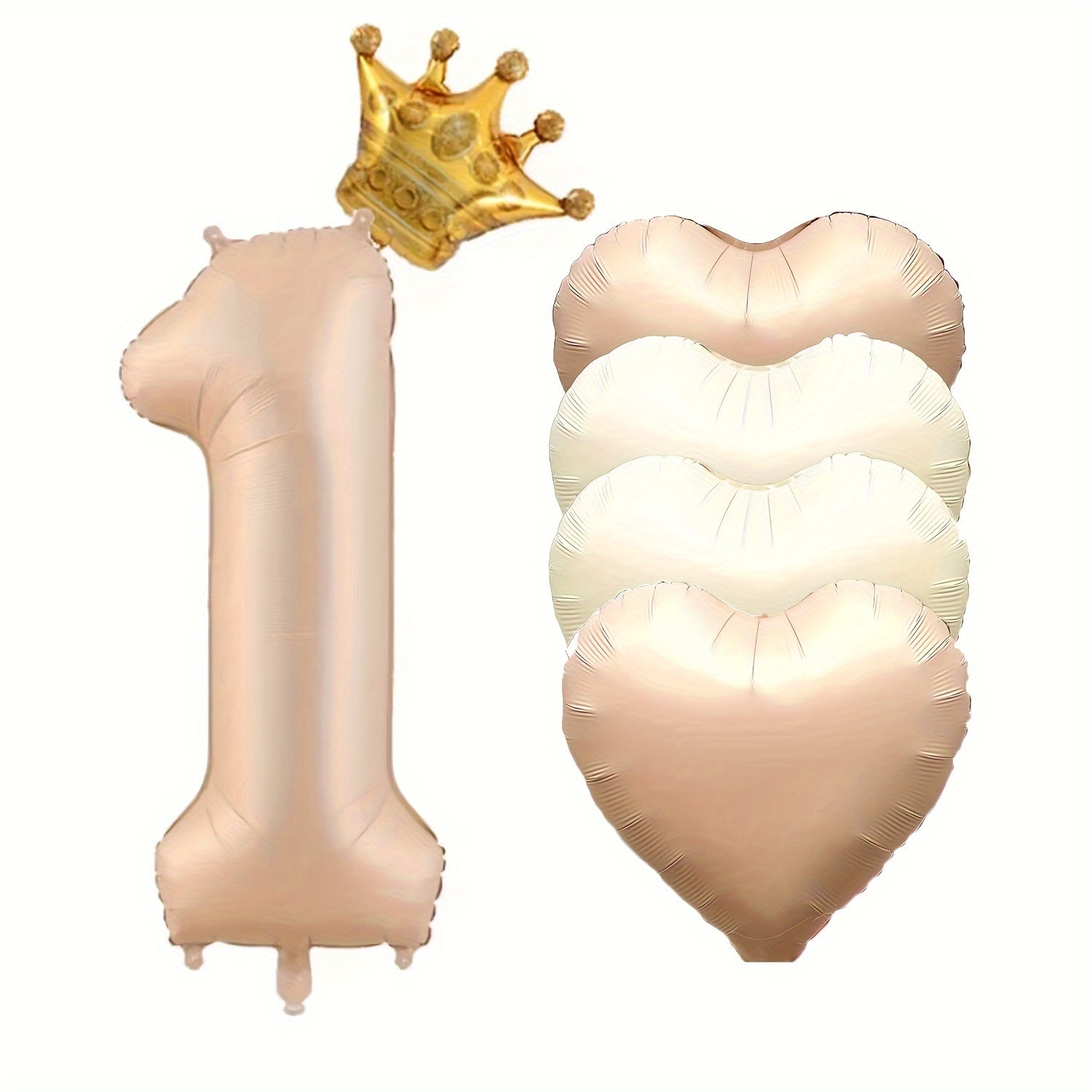 Tug'ilgan kunlari va tadbirlar uchun 6 ta raqamli folga baloni to'plami