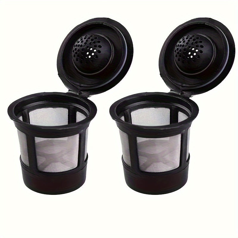 2 Pieces Reusable BPA Free Purple Coffee Filter Cups Set