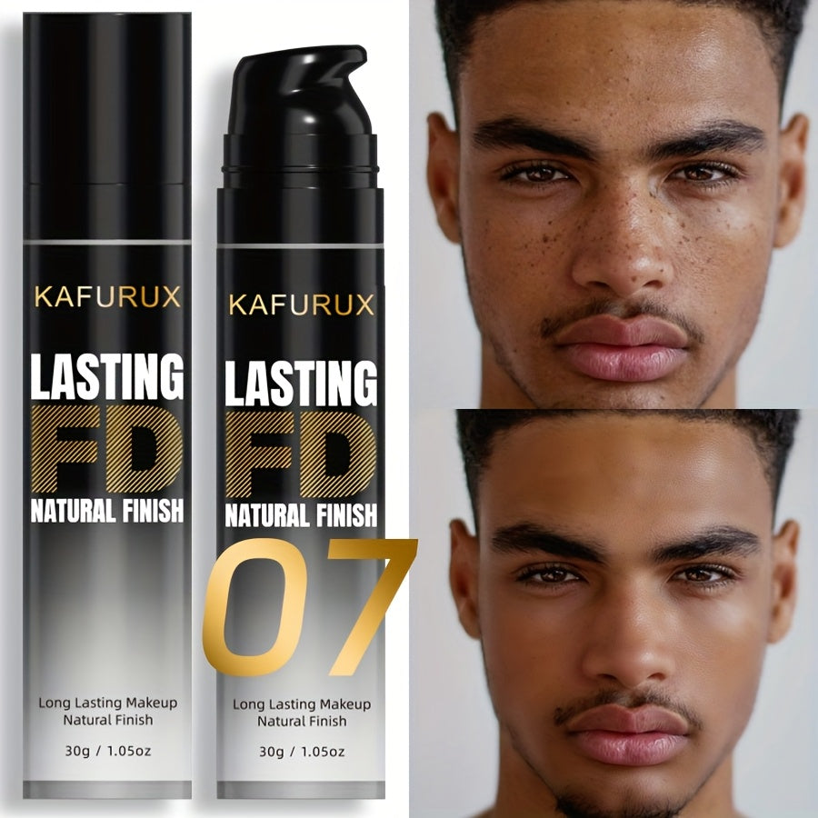 Men's Full Coverage Concealer Waterproof Liquid Foundation for All Skin Tones