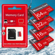 Memory Card 4GB to 64GB with Adapter for Tablets Cameras Phones and More