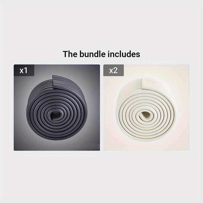 Protector de esquina de pared con acolchado suave para esquina de pared y borde de mesa tira anticolisión