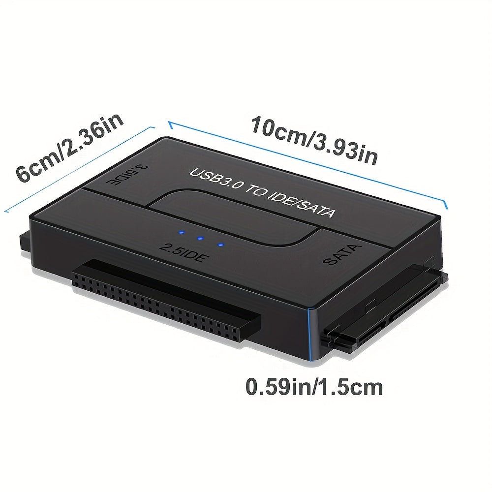 Kit de adaptador de disco duro SATA IDE USB 3.0 para HDD SSD de 2,5 y 3,5 pulgadas