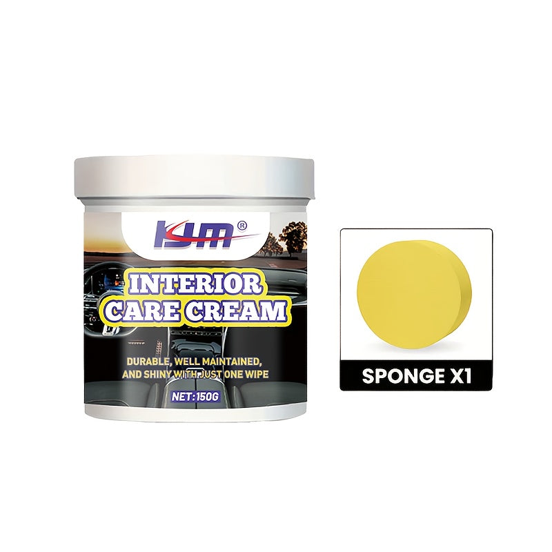 Kit de reacondicionamiento del interior del coche, cera cristal para tableros, reparación de plástico de asientos