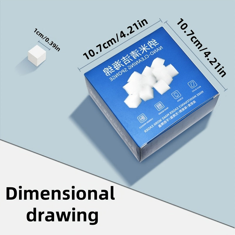 500pcs Nano Cleaning Sponges for Electronic Device Maintenance OCA Adhesive Removal