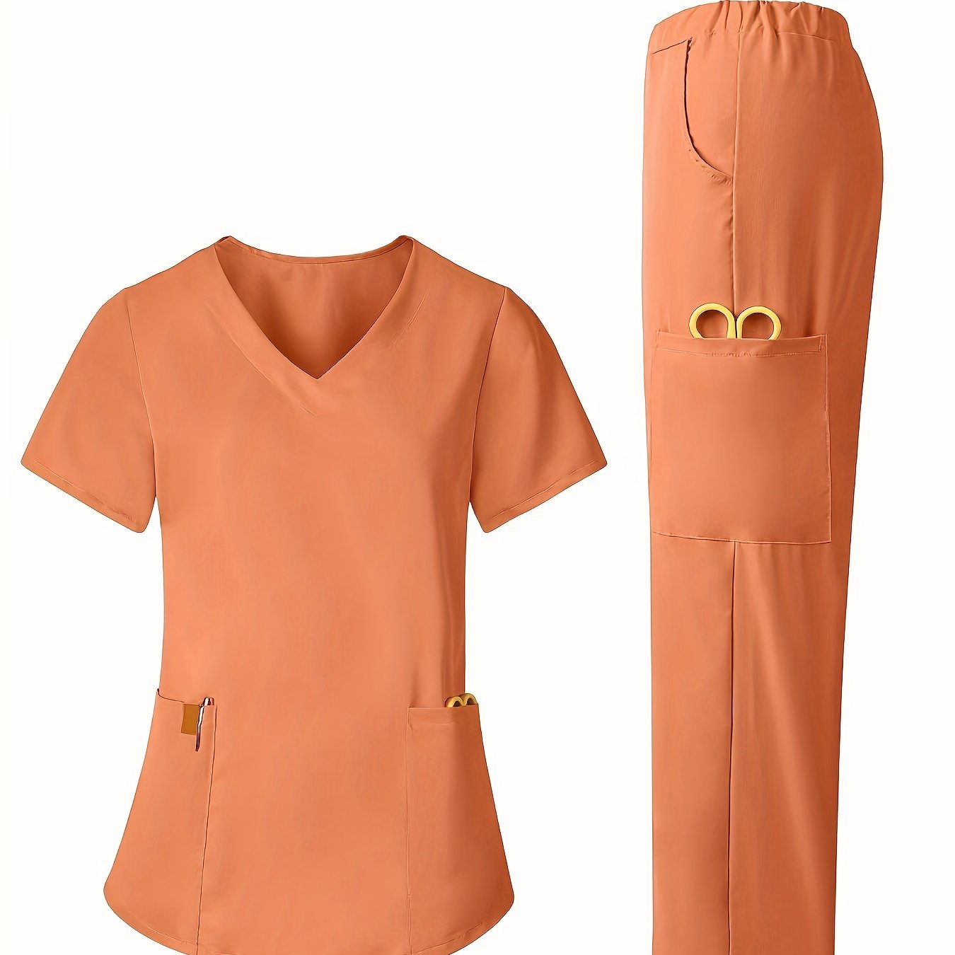 Unisex Medical Surgical Gown Set Top and Pants Polyester Spandex All Season