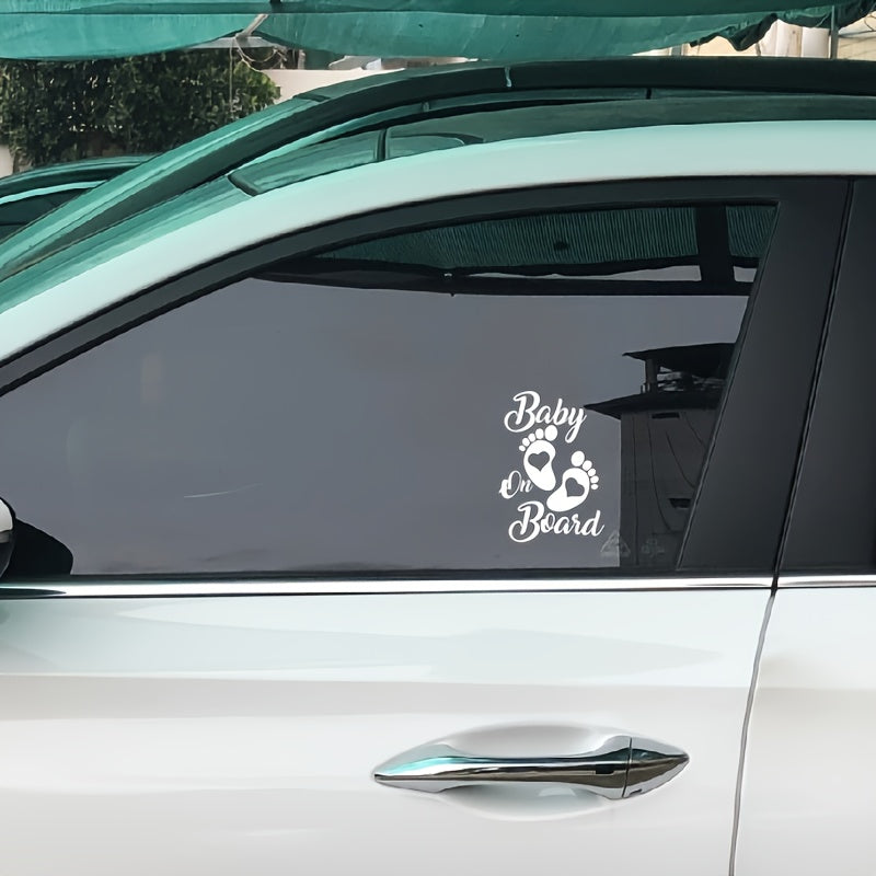Baby On Board Waterproof Reflective Car Sticker Vinyl Vehicle Decal