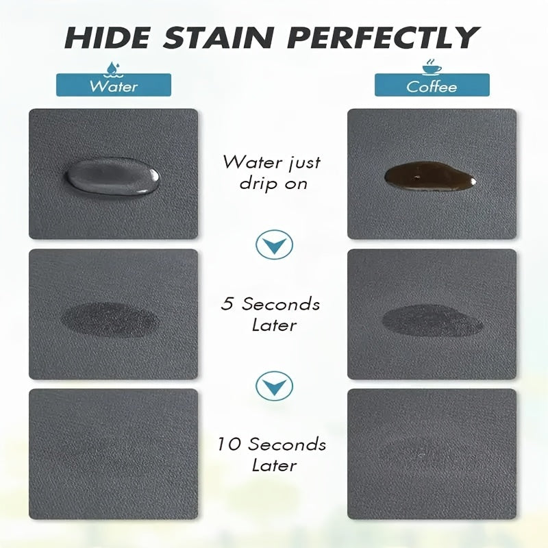 Эта премиальная резиновая подставка для сушки посуды размером 39,88 см x 50,04 см устойчива к нагреванию, обладает противоскользящими свойствами, впитывает влагу и скрывает пятна. Ее легко очищать и сливать воду, что делает ее незаменимой для ресторанов.