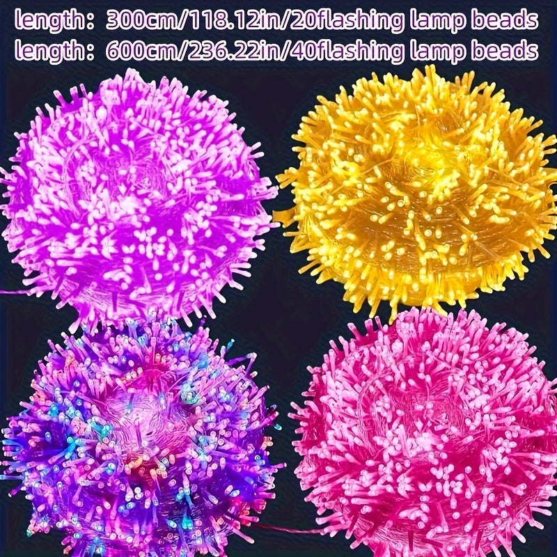 Battery-Operated Fairy Lights with 80/40/20 LEDs for Christmas Halloween Weddings and Parties