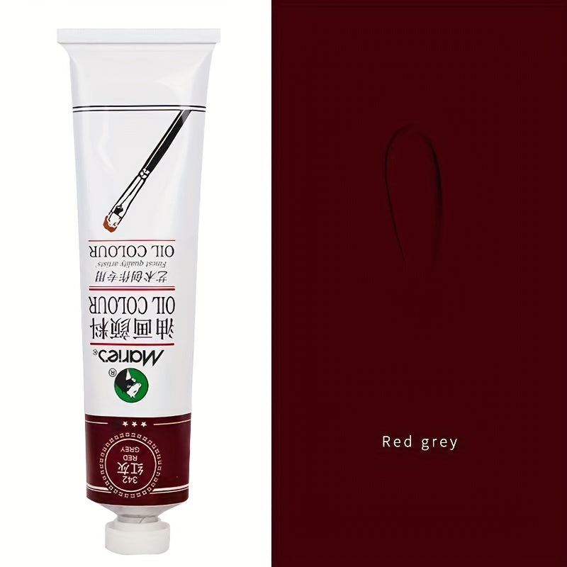 50ml White Oil Paint Tube for Canvas and Graffiti Art Professional Artist Grade