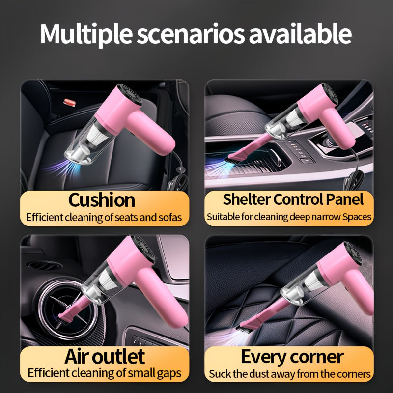 Portable Handheld Vacuum Cleaner for Cars Wet and Dry Pet Hair Powerful Suction