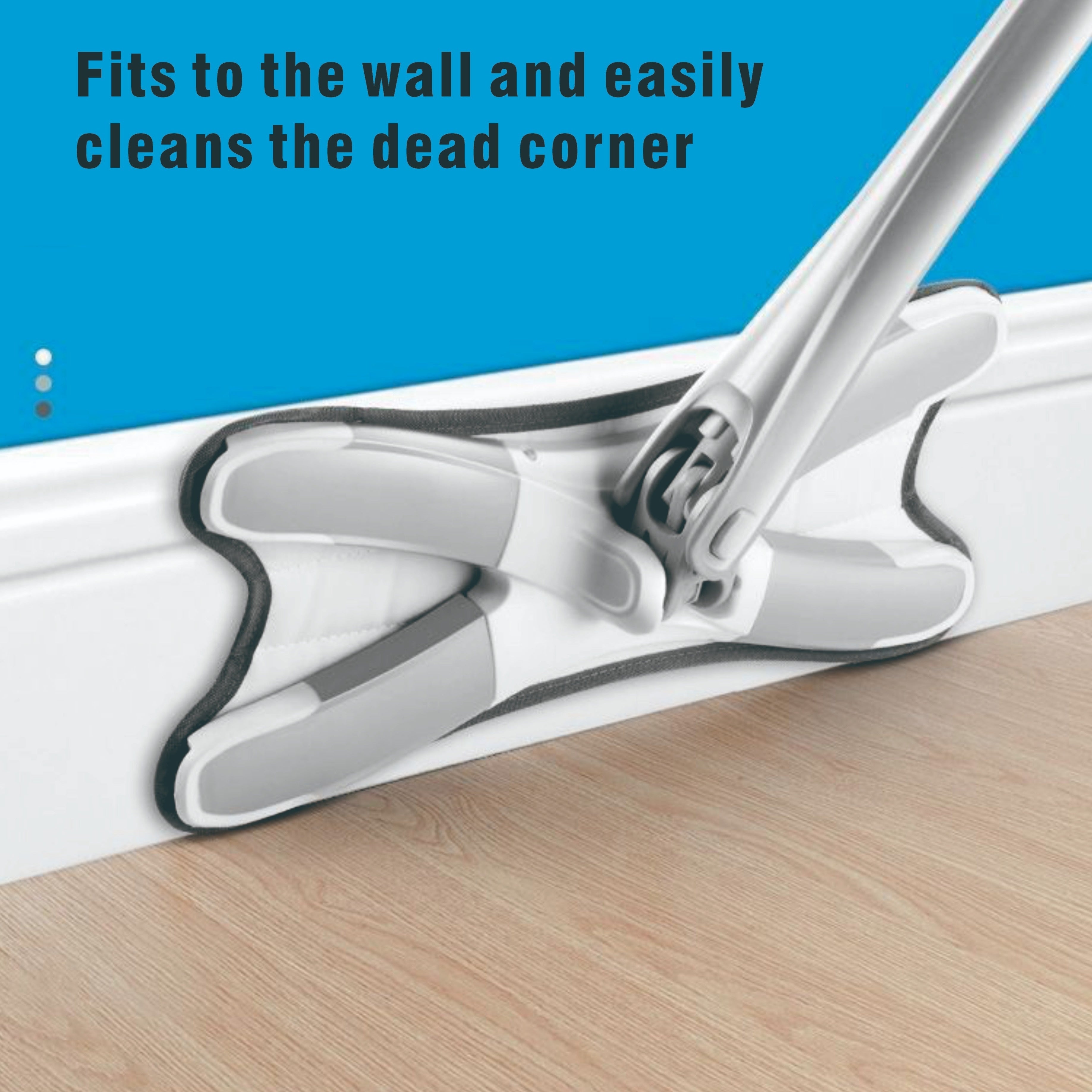 Ko'p funksiyali Kelebek Mop - Siqish uchun qo'l ishlatishga hojat yo'q, Quruq va nam yuzalarni oson tozalash, Uyda yoki ofisda tozalash uchun ajoyib, Mukammal uyga ko'chish sovg'asi