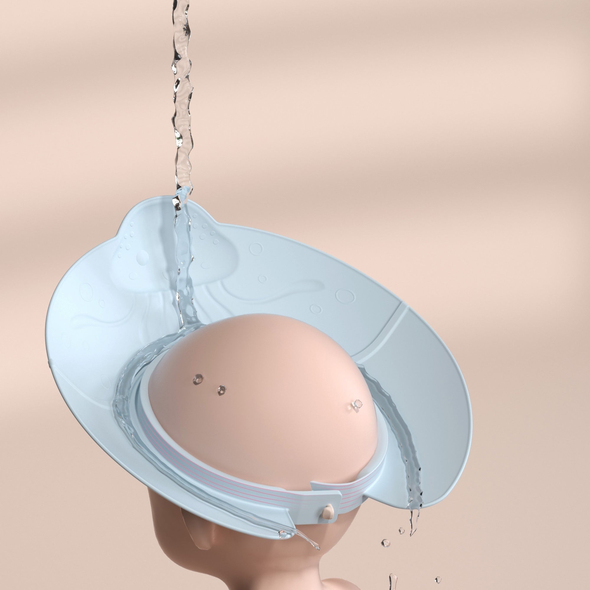 Baby Shower Cap for Babies and Toddlers Waterproof Washable Head and Eye Protection