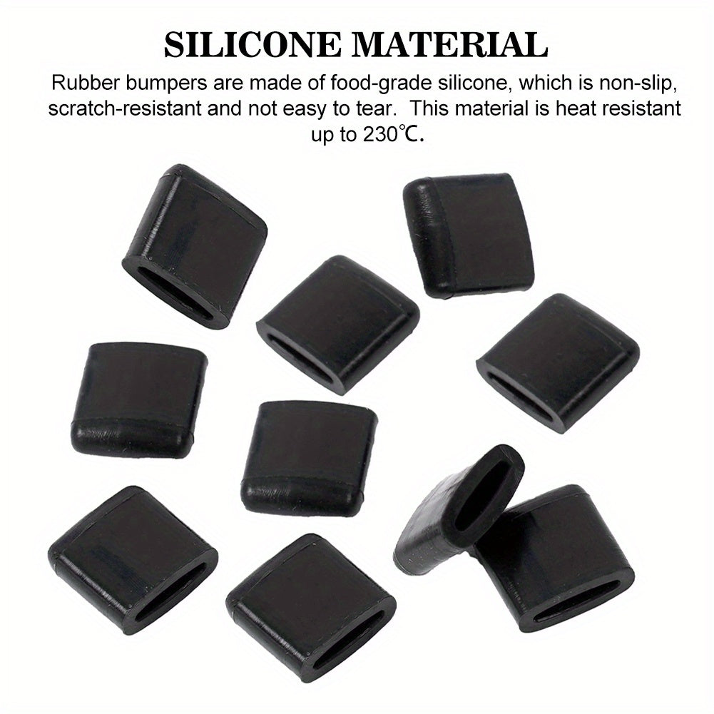 Air Fryer Replacement Parts Set Includes Rubber Bumper Accessories and Grill Pan