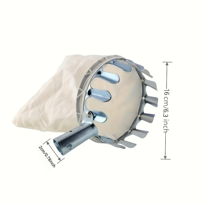 Stainless Steel Fruit Picker Tool for Apples Oranges Pears with Pruning Shears