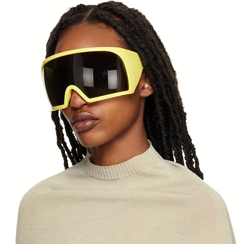 Unisex Oversized Sun Shade Wrap Around Shield for Driving and Beach Parties