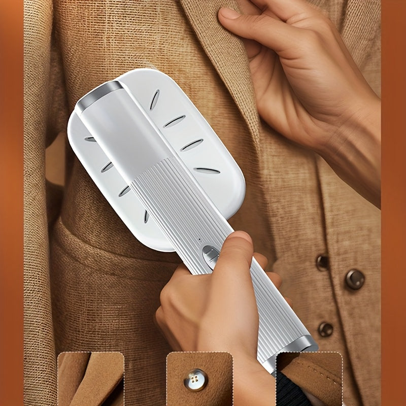 Plancha de mano portátil alimentada por USB sin electricidad blanca removedor de arrugas ventilado para viajes