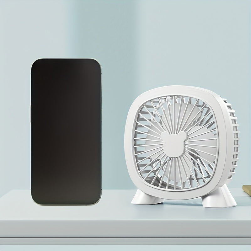 Портативный мини-вентилятор Teal с USB-питанием для охлаждения и комфорта.