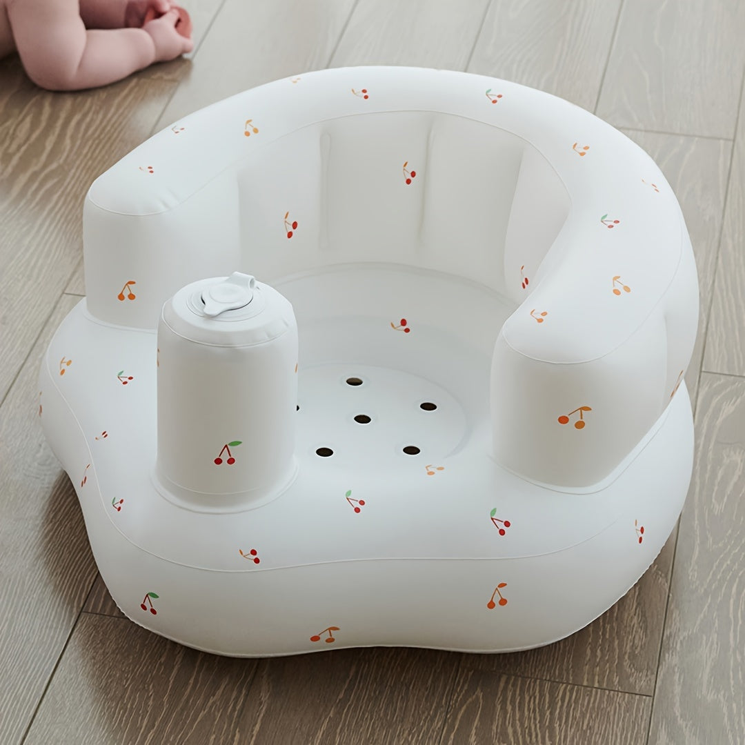 Inflatable Baby Seat for 3-36 Months with Built-in Air Pump and Floor Stand