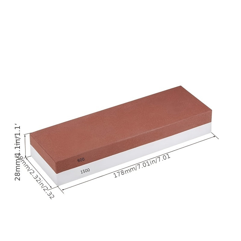 600/1500 zımpara toshidan foydalanib, pichoqni osonlik bilan o'tkirlang, barqarorlik uchun silikon asos bilan ta'minlangan.