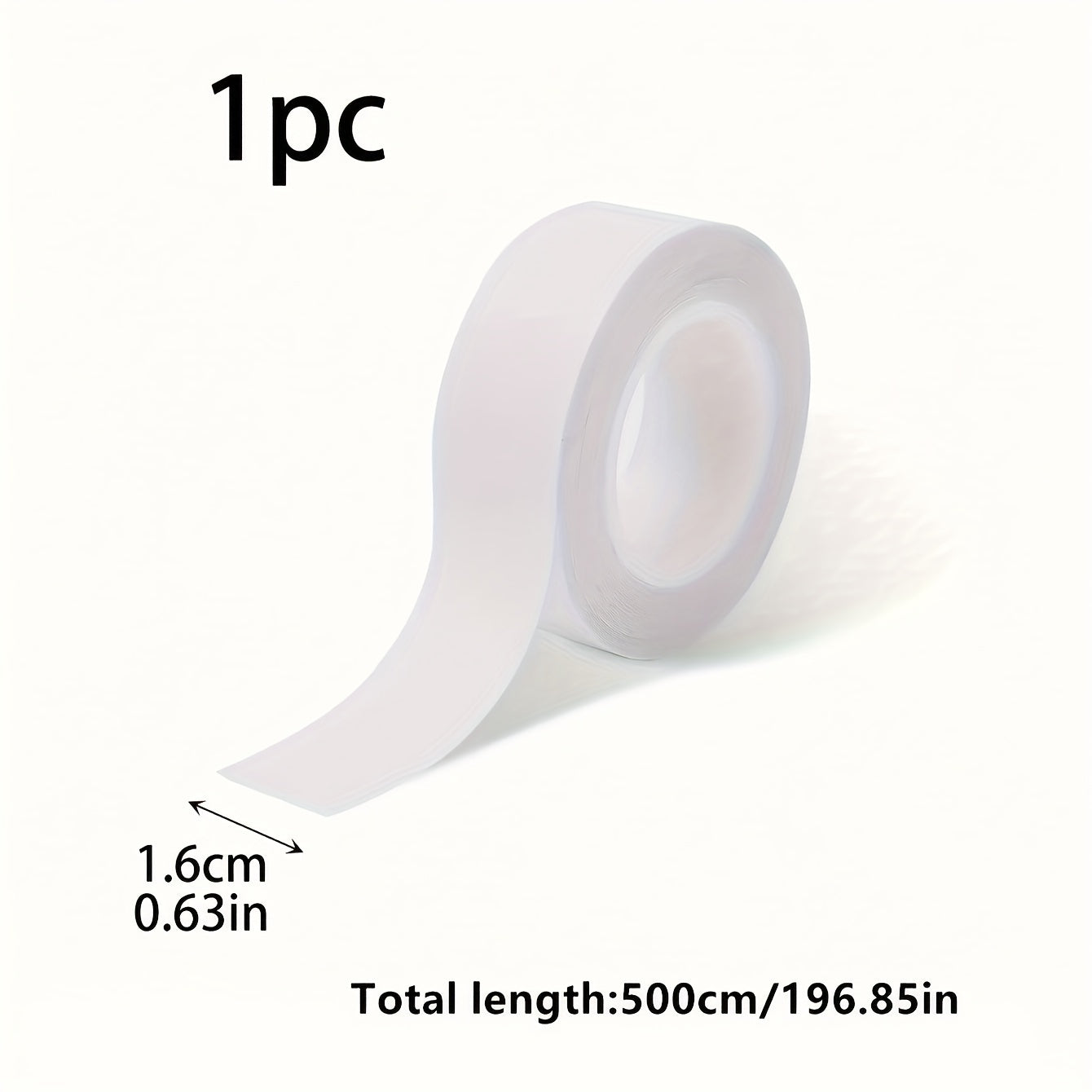 Cinta adhesiva transparente de doble cara para camisas y prendas