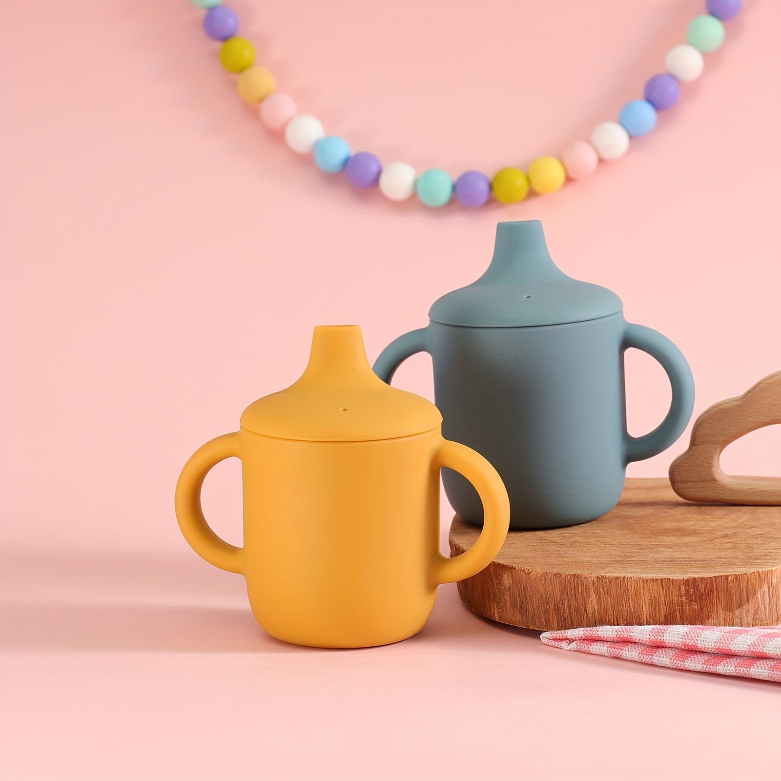 Children's Silicone Sippy Cup Non-Toxic Eco-Friendly Leak-Proof Durable