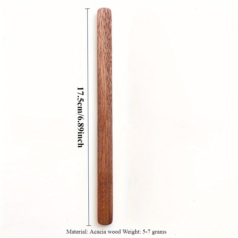 Acacia Wood Stirring Stick Reusable Eco-Friendly Coffee Tea Milk Ice Cream