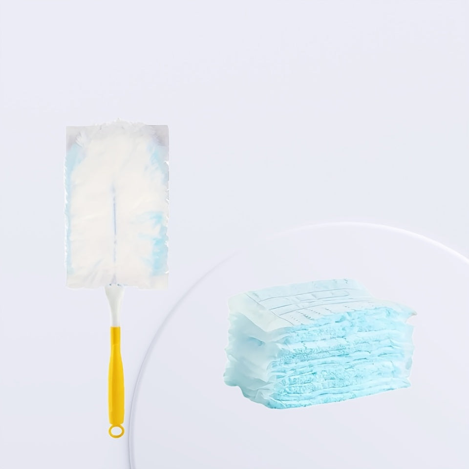 10-Pack Reusable Microfiber Dusting Brush Heads for Home Car Keyboard