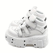 Women's Gothic Ankle Boots with Thick Platform High Heel EVA Outsole