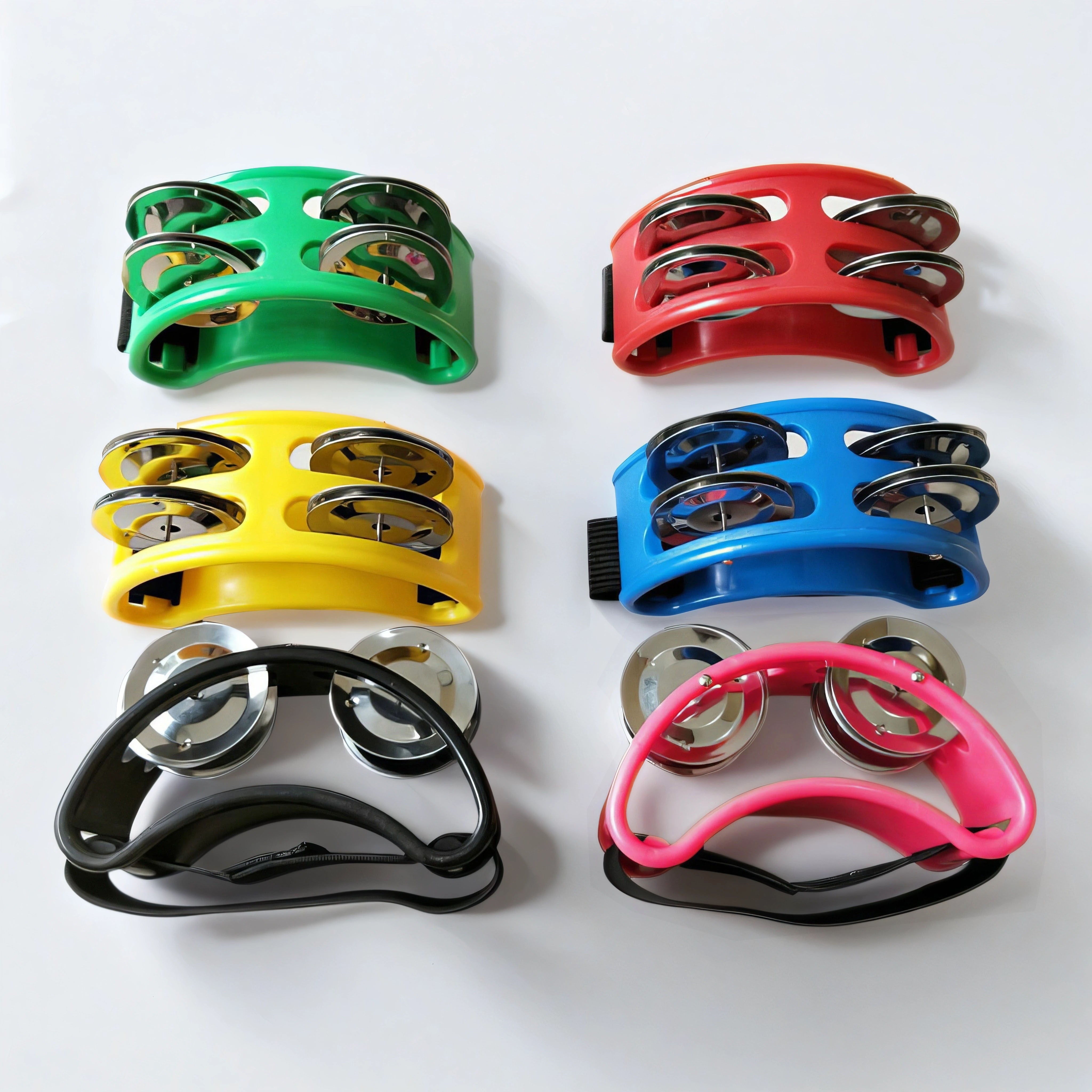 Percussion Instruments Set for Kids with Foot Stepping Bells Rattles Drums in Multiple Colors