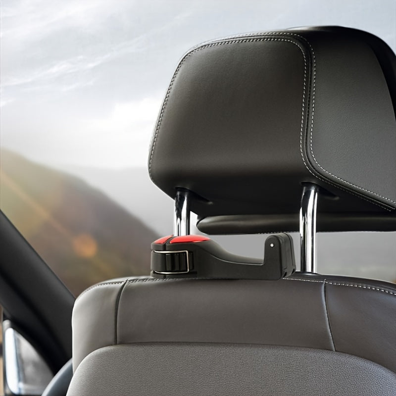 Orqa o'rindiq va orqa bosh tishlagichga yashirin qulf bilan avtomobil telefon uchun tutqich