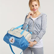Diaper Bag Waterproof Cartoon Design Large Capacity Mom Bag for Travel and Gifts