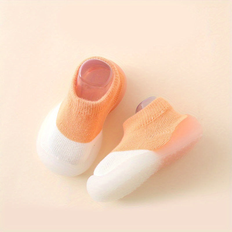 Bola uchun yoz va bahor uchun to'qilgan slip-on paypoq poyabzallari