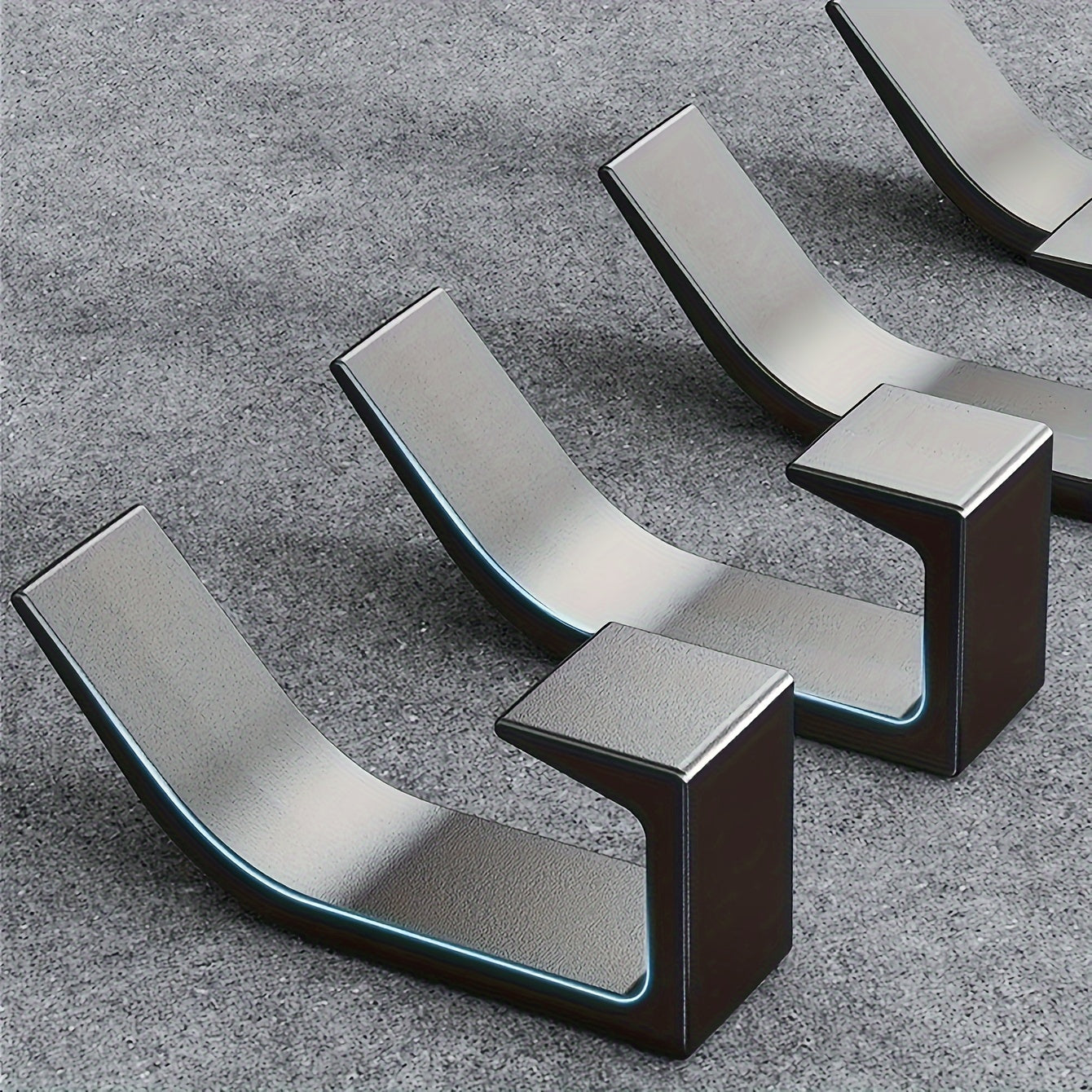 Set of 5 Self-Adhesive Plastic Wall Hooks for Kitchen and Bathroom Organization