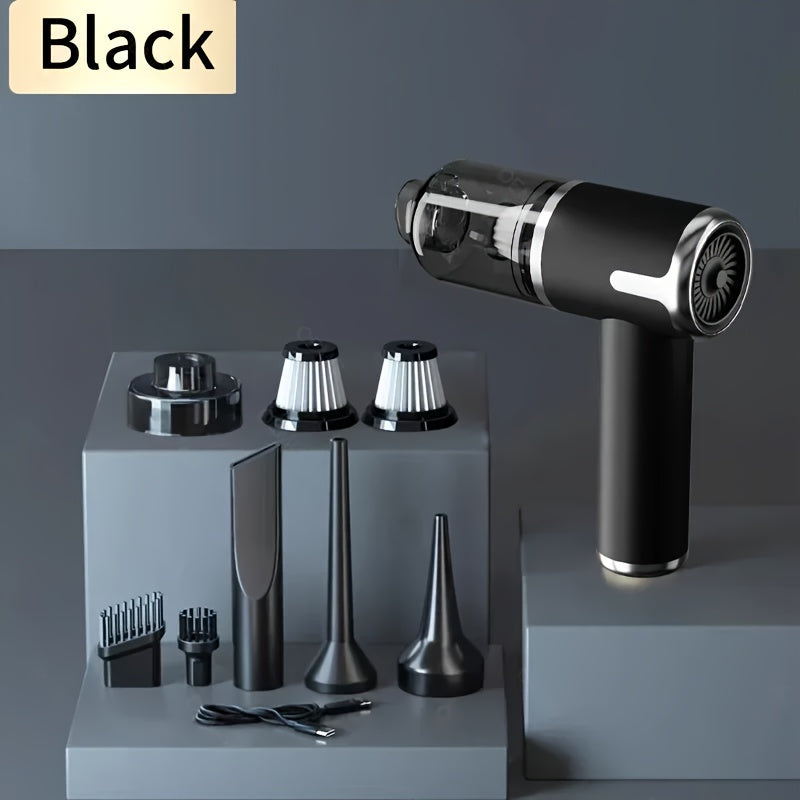 Wireless Handheld Car and Home Vacuum Cleaner with Strong Suction and Dusting Brush