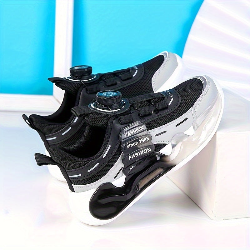 Boys' Breathable Mesh Running and Basketball Shoes Low Top Spring Autumn 2024