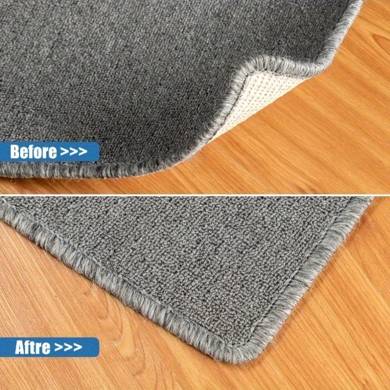 Rug Pad Gripper Set of 8 12 or 16 Non-Slip Washable for Hardwood Floors