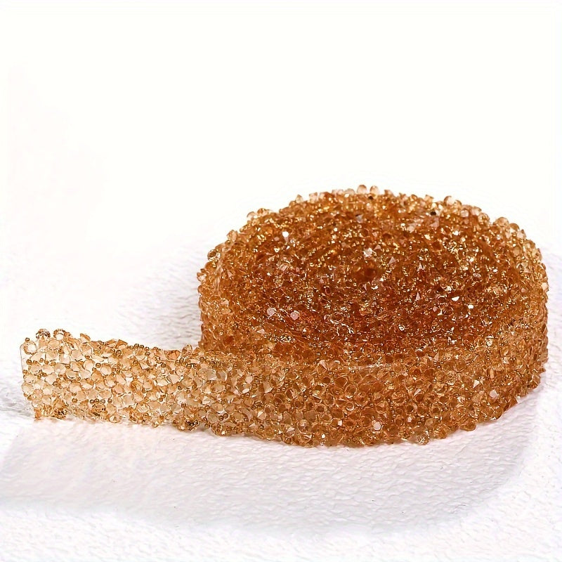 Self-Adhesive Crystal Rhinestone Ribbon for DIY Crafts and Decorations