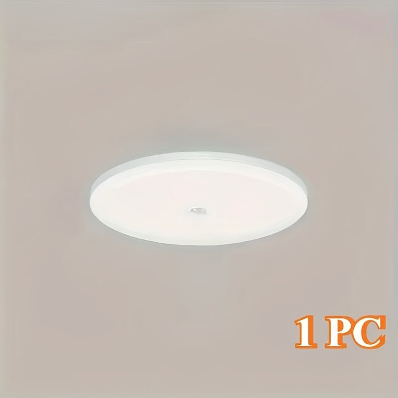 Modern LED Ceiling Light with PIR Motion Sensor 12W Energy Saving for Living Room and Aisle