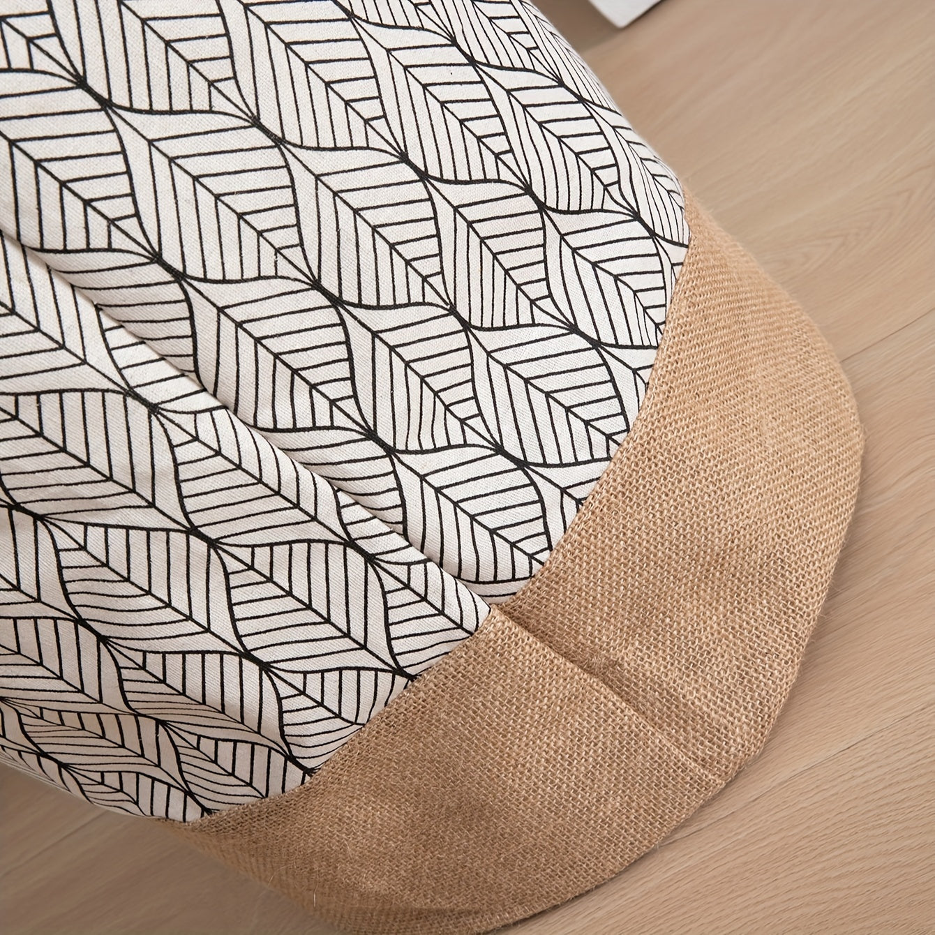 Foldable Linen Storage Basket for Kids Clothes Toys Circular Organizer with Compartments