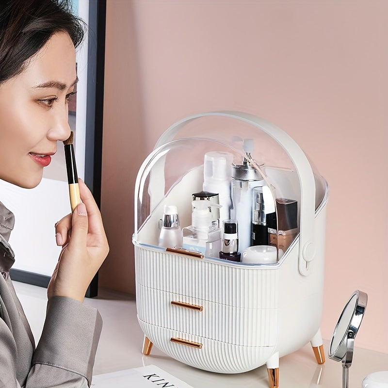 1-камерали макияж ташкилотчиси тартмаси тозаланмайдиган помада сақлагич косметика ва сақлаш учун