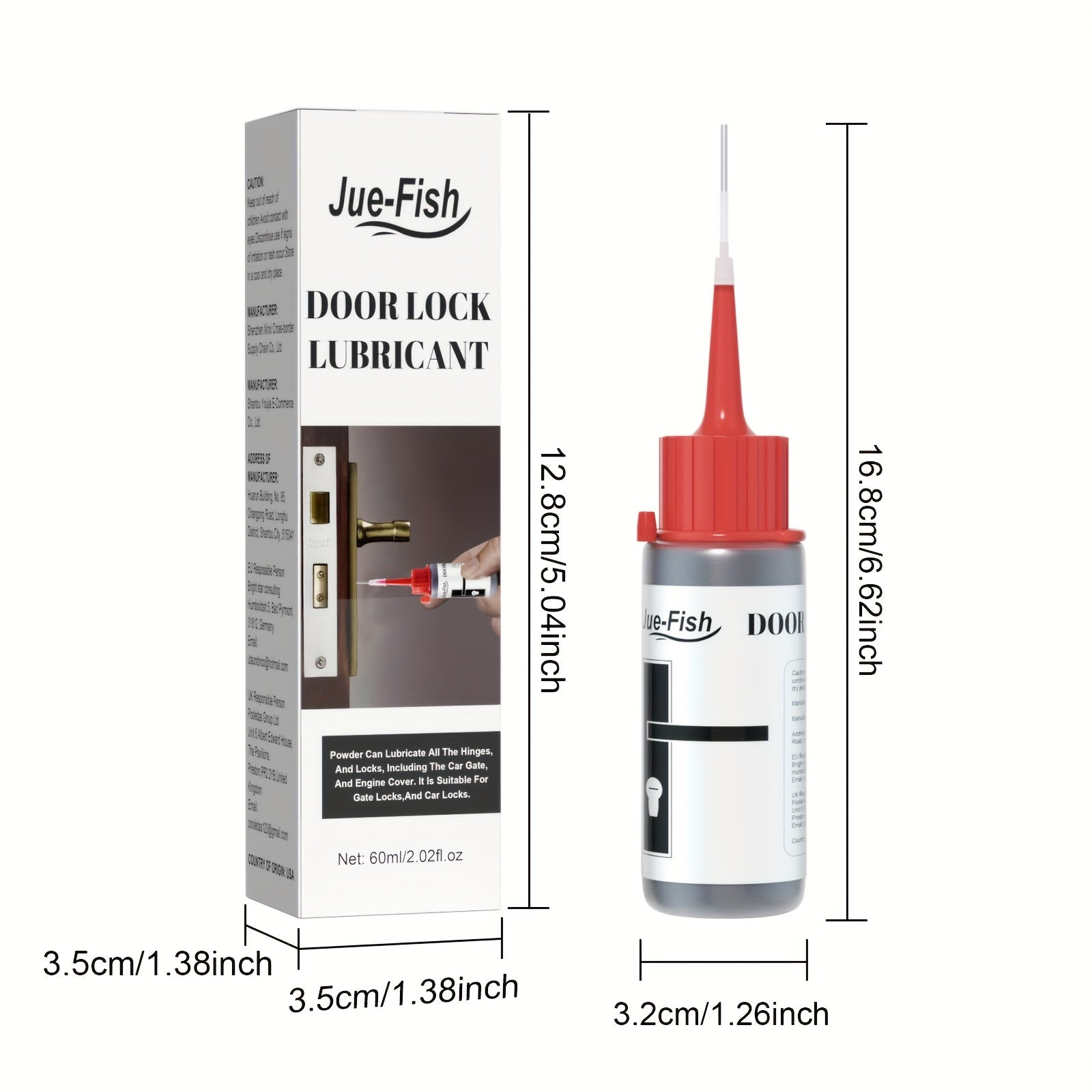 Смазка для замков дверей 60 мл долговременная для крышек автомобильных двигателей, гаражных ворот